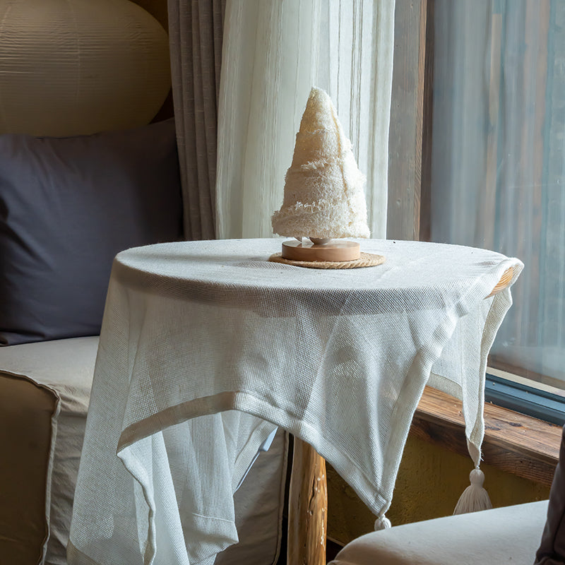 Loofah Table Lamp with Reading Light--Bamboo Shoot Shape