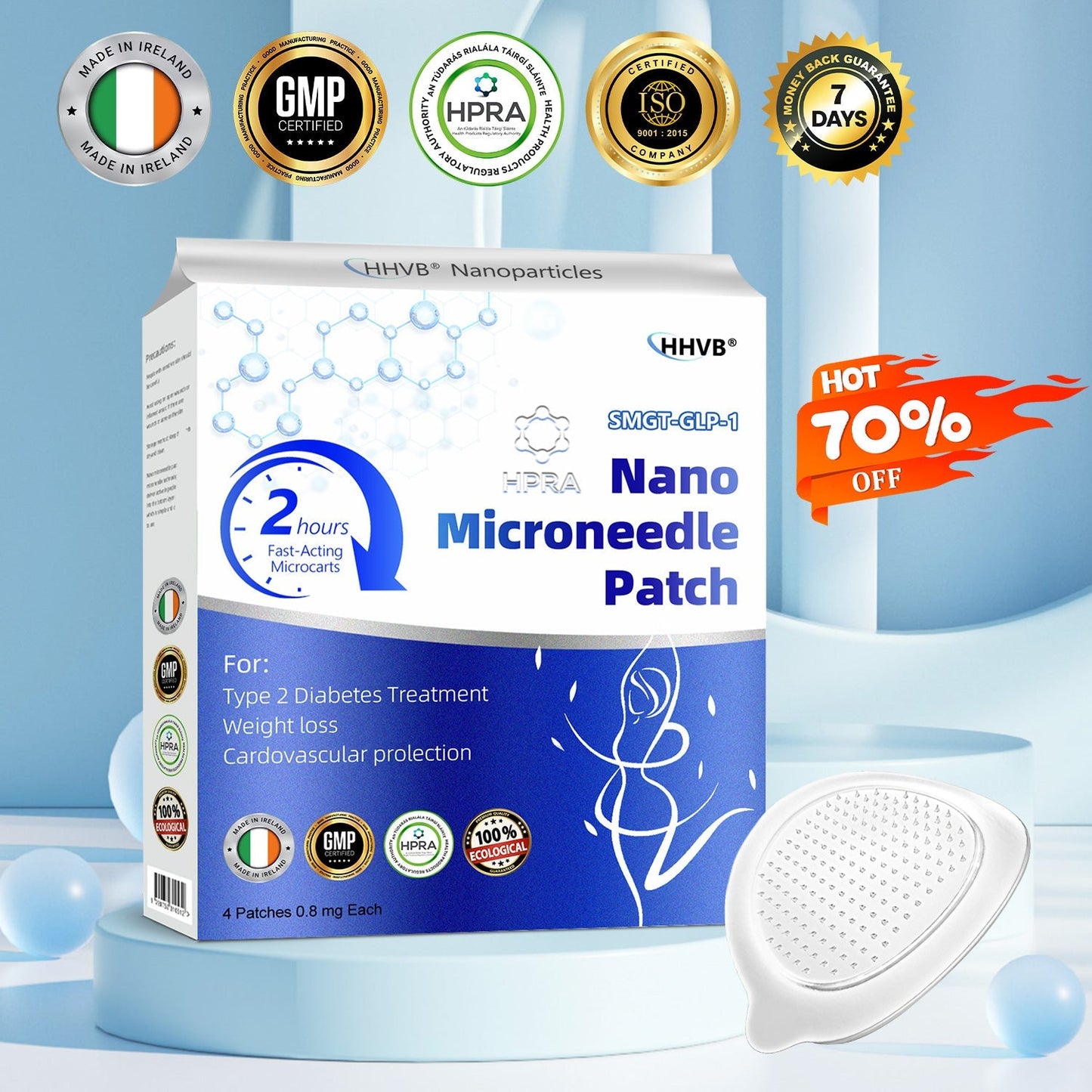 【𝙇𝙖𝙨𝙩 𝘿𝙖𝙮 𝙋𝙧𝙤𝙢𝙤𝙩𝙞𝙤𝙣 70% 𝙊𝙁𝙁🎁】𝐇𝑯𝑽𝐁® 𝙏𝙞𝙧𝙯𝙚𝙥𝙖𝙩𝙞𝙙𝙚 𝙉𝙖𝙣𝙤 𝙈𝙞𝙘𝙧𝙤𝙣𝙚𝙚𝙙𝙡𝙚 𝙋𝙖𝙩𝙘𝙝 👨‍⚕️（𝙕𝙚𝙧𝙤 𝙋𝙖𝙞𝙣, 24/7 𝙍𝙚𝙡𝙚𝙖𝙨𝙚 | 𝙇𝙤𝙨𝙚 𝟏𝟎 𝐤𝐠 𝙁𝘼𝙎𝙏 | 90% 𝙎𝙪𝙜𝙖𝙧 𝘿𝙧𝙤𝙥 | ）